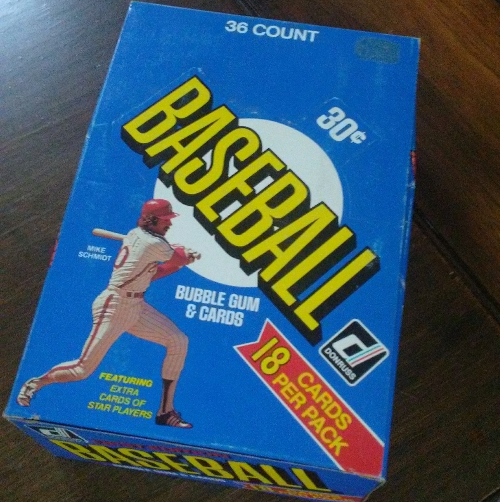 1981 Donruss Baseball Cards Box
